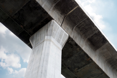 a highway bridge.